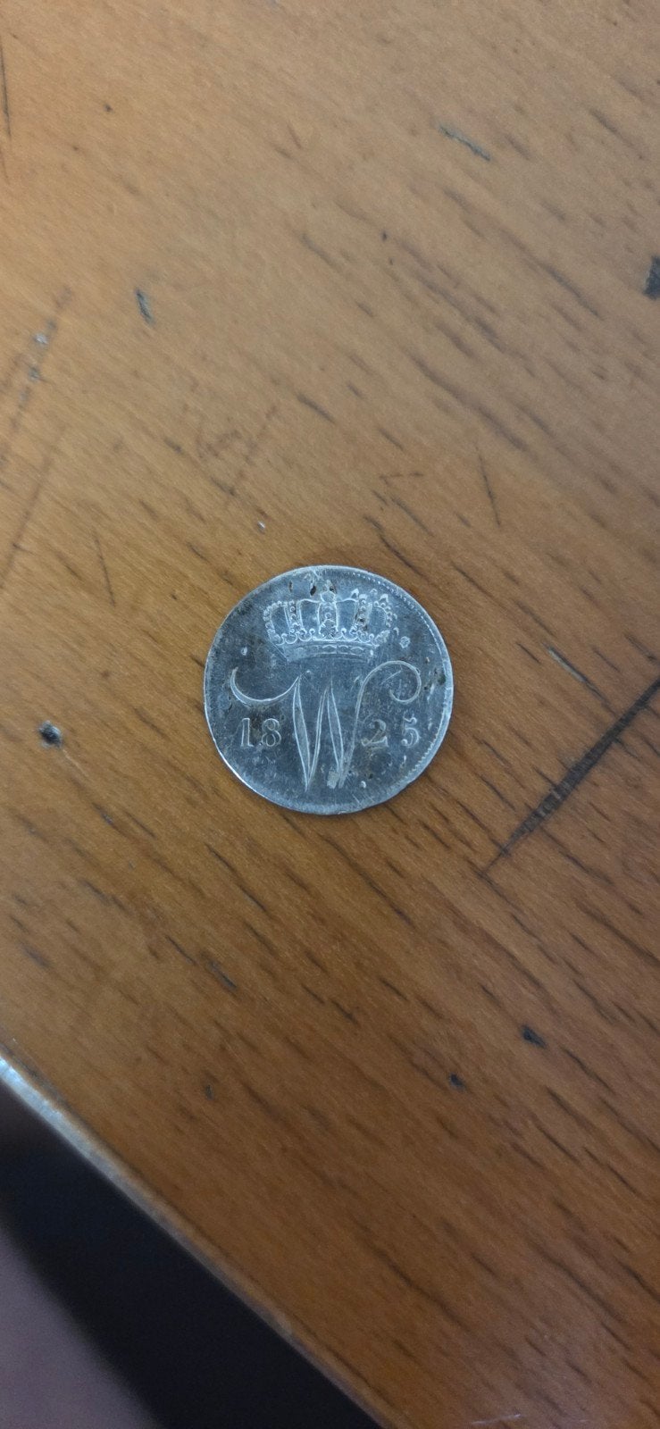 Zilveren 10 cent Willem I uit 1825, Zilver, Ophalen of Verzenden, 10 cent, Koning Willem I