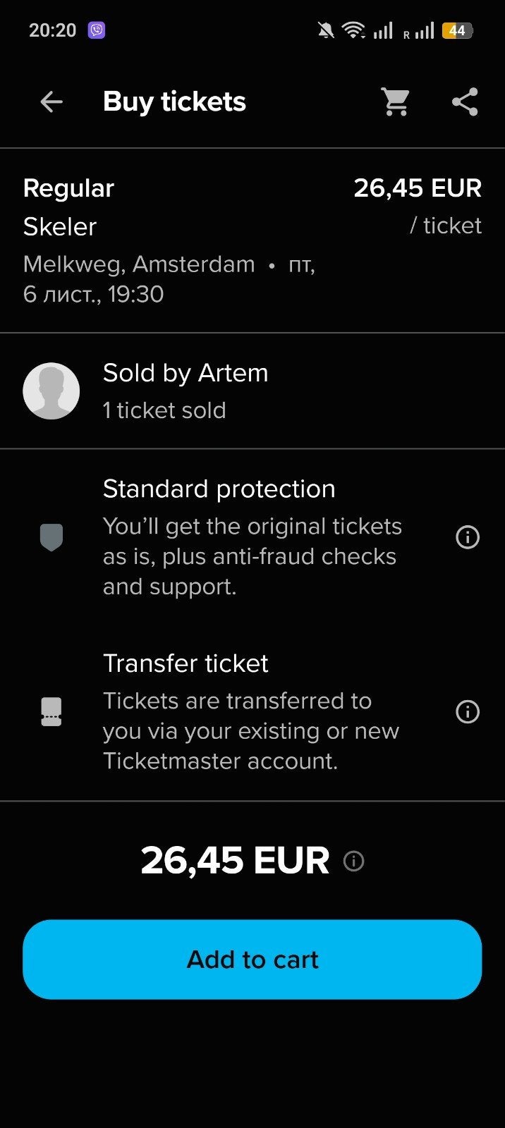 Skeler Ticket, Tickets en Kaartjes