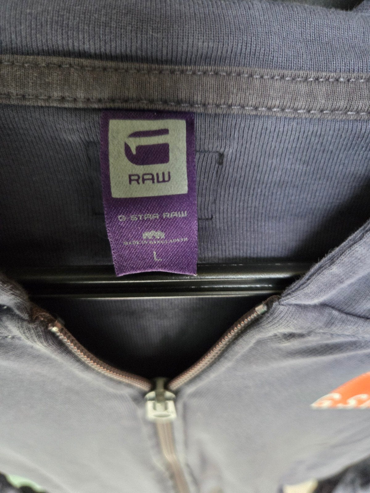 G-Star RAW Hoodie - Maat L, Maat 52/54 (L), Ophalen of Verzenden, Grijs, Gedragen