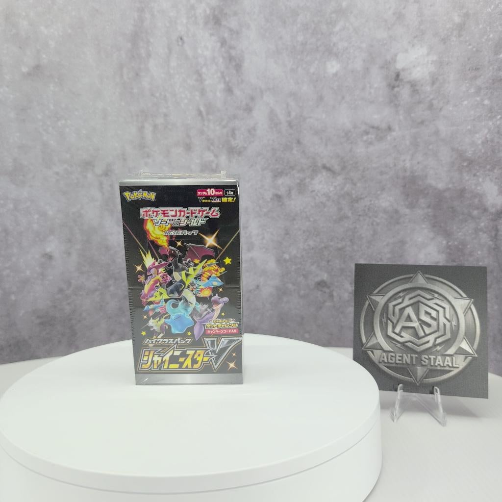 Pokémon Shiny Star V S4a Sealed Box Japan First Print #129, Ophalen of Verzenden, Nieuw, Boosterbox, Foil