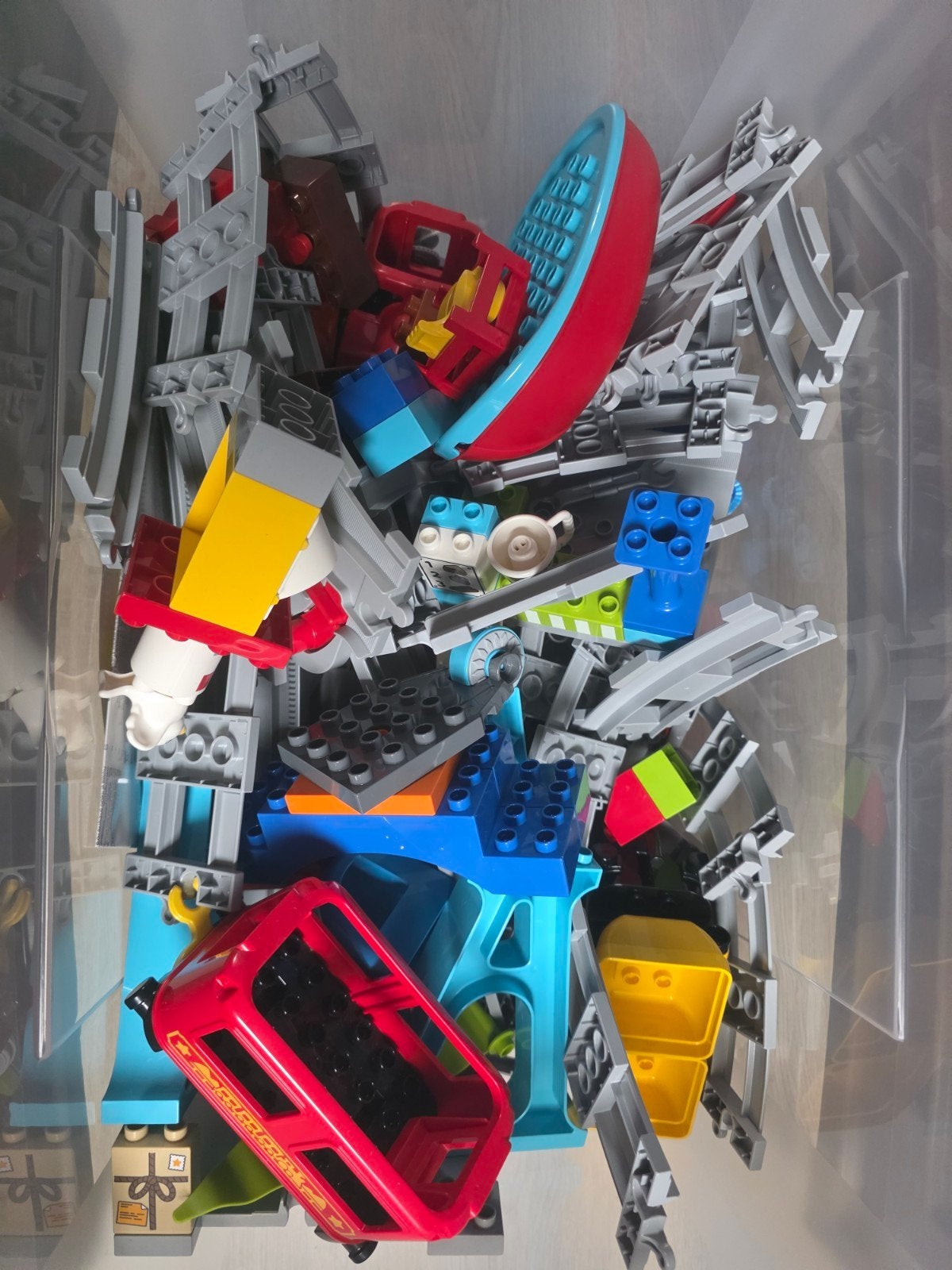 LEGO Duplo Trein Sets: Stoomtrein & Goederentrein, Ophalen, Zo goed als nieuw