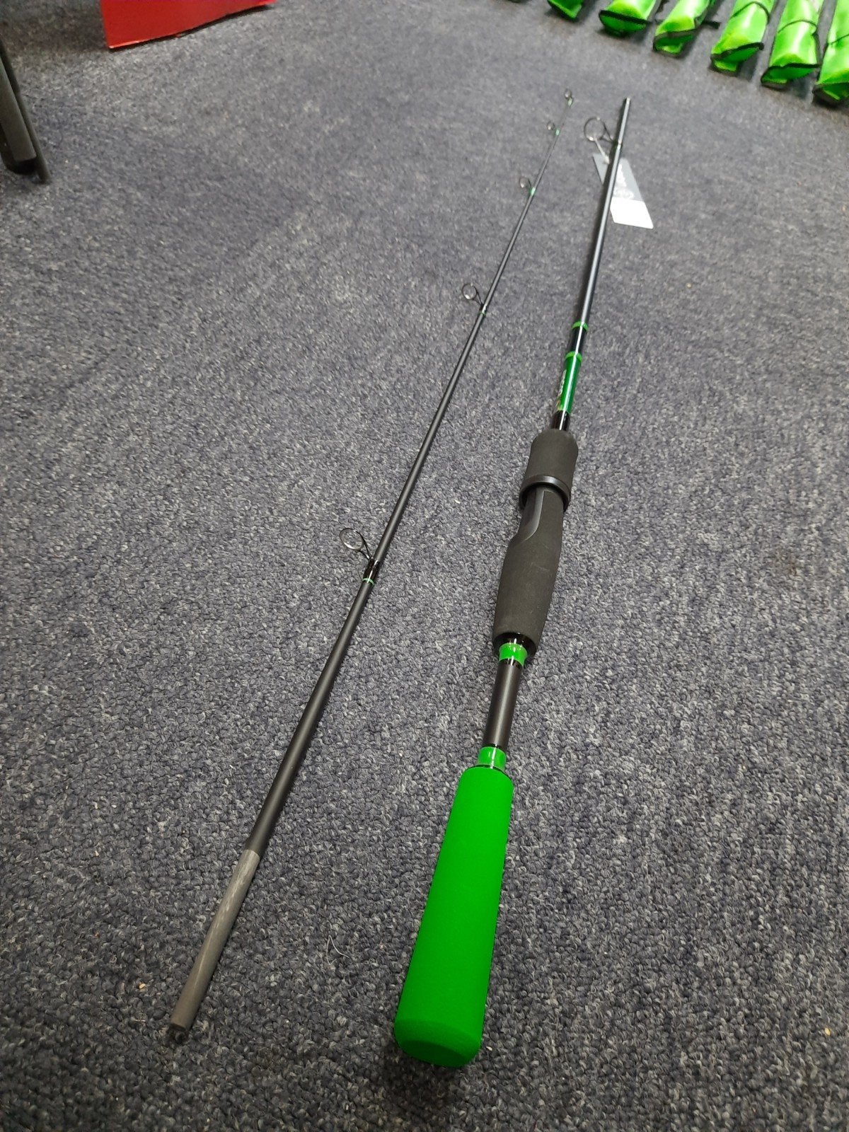 partij van 10 spinhengels 1.80m delphin wasabi spin 10-30gr, Delphin, Werphengel, Nieuw, Ophalen of Verzenden