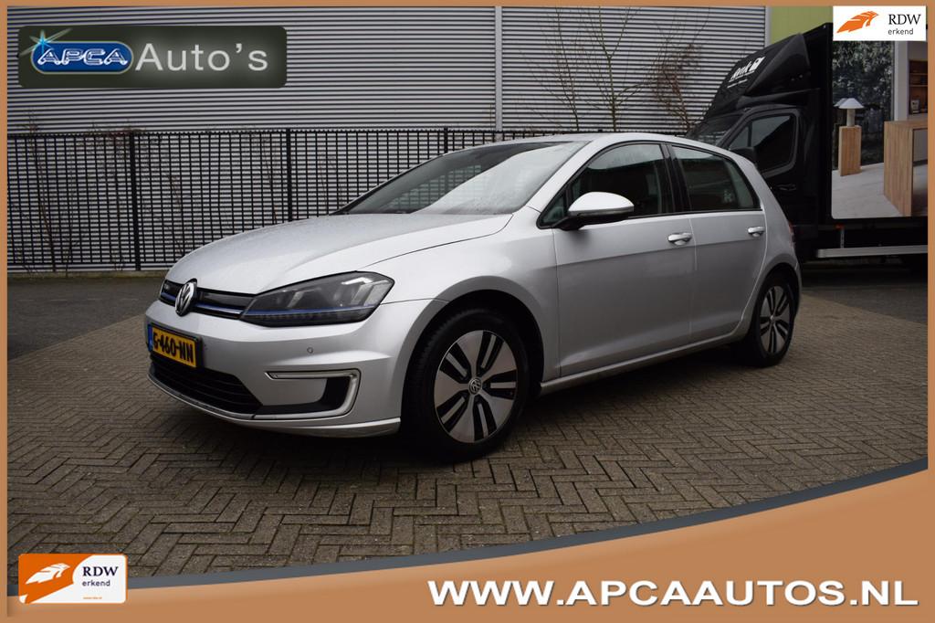 Volkswagen E-Golf 12 mnd GARANTIE StoelVW Carplay Navi Clima, Auto's, Gebruikt, Traction-control, 116 pk, 780 min