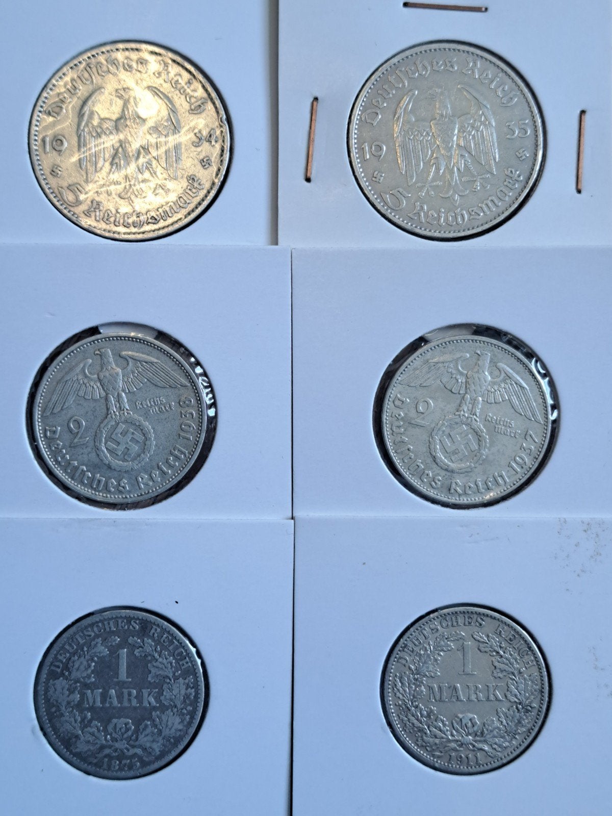 Duitsland Deutches Reich lotje oud zilvergeld, Ophalen of Verzenden, Duitsland, Setje, Zilver