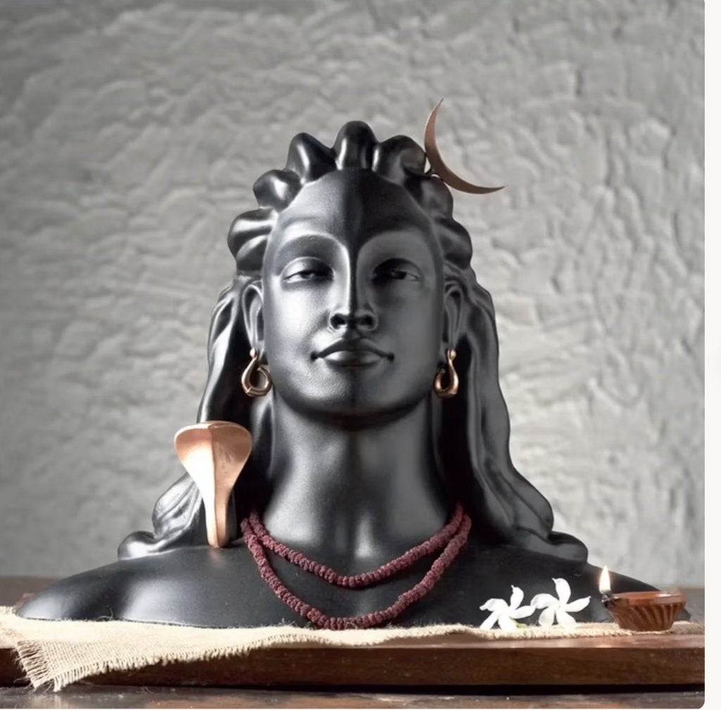 6 inch Metal Adiyogi Statue Isha. Source of Yoga, Ophalen of Verzenden