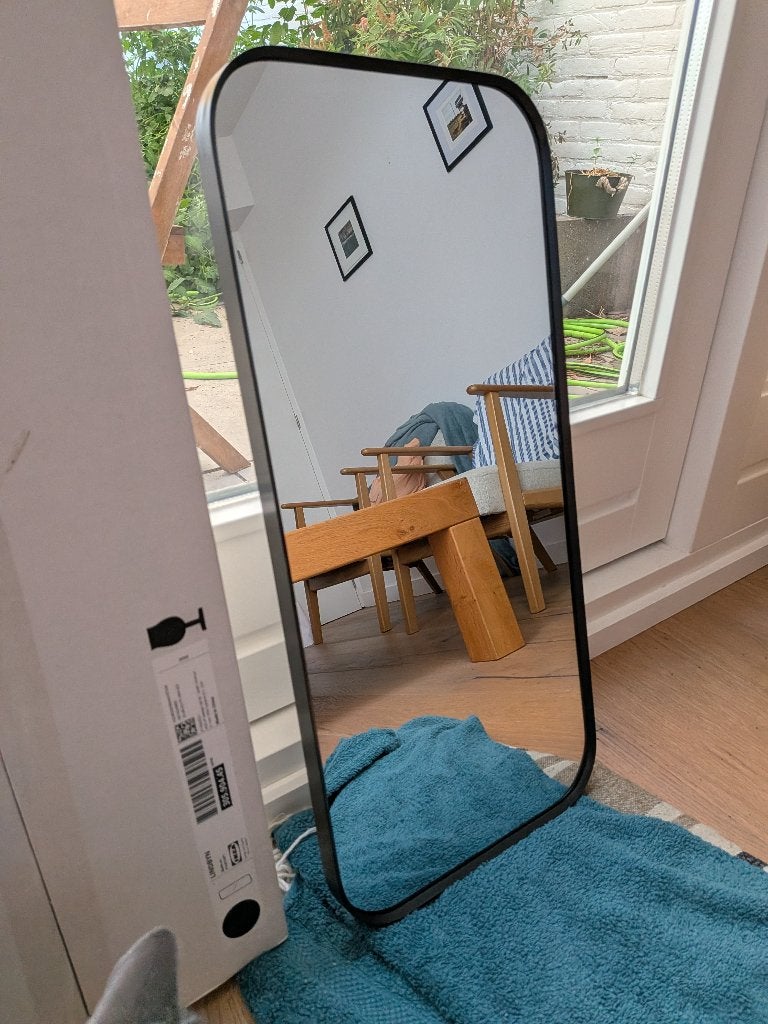 Ikea Lindbyn spiegel, Ophalen, Minder dan 50 cm, Nieuw, Minder dan 100 cm