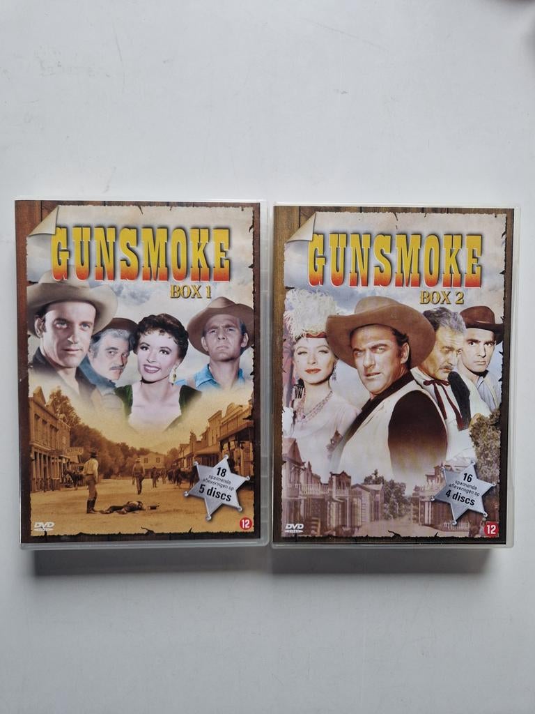 Gunsmoke Box 1 & 2 DVD - Klassieke Western Serie, Cd's en Dvd's, Dvd's | Tv en Series, Gebruikt, Boxset, Ophalen of Verzenden