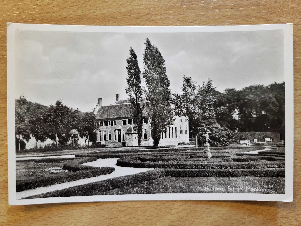ansicht UITHUIZEN Borgh Menkema, Verzenden, Voor 1920, Overijssel