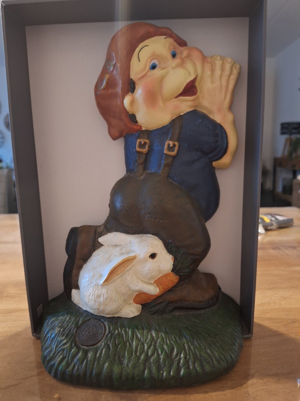 Deurstopper - Laaf - gietijzer, Verzamelen, Efteling, Ophalen of Verzenden, Zo goed als nieuw, Beeldje of Poppetje