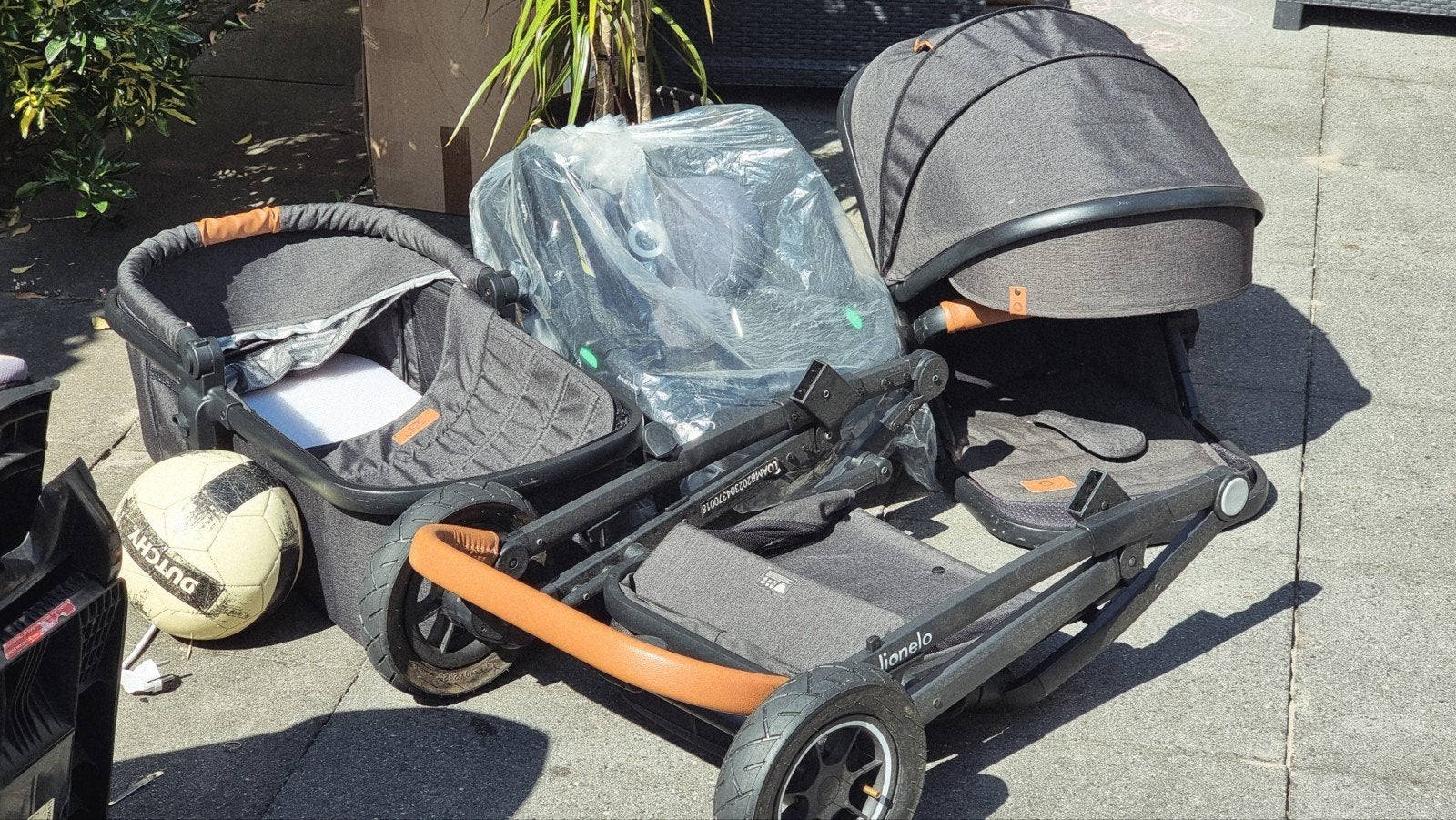Lionelo Kinderwagen Set - Band lek, Ophalen, Gebruikt, Combiwagen