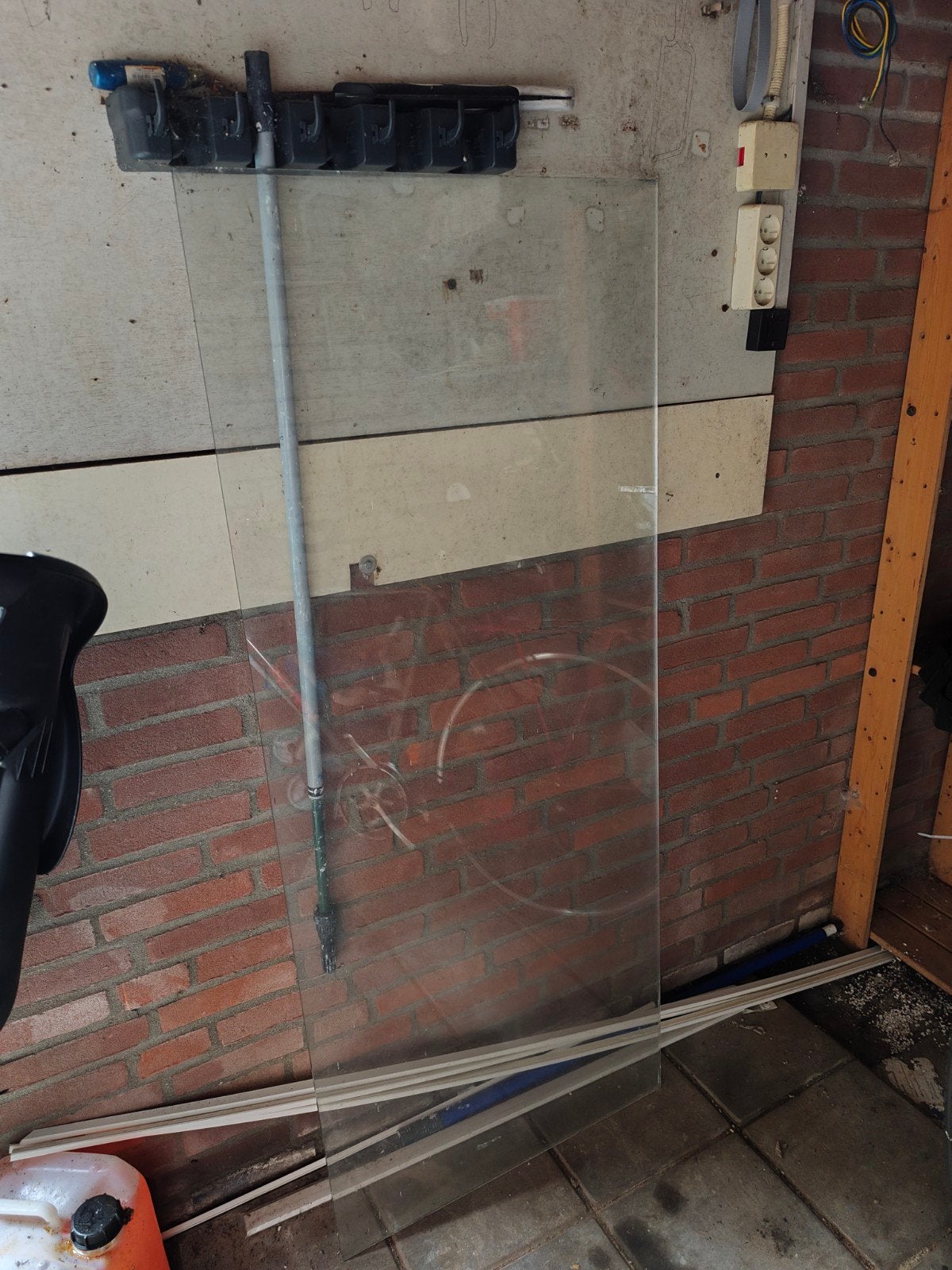 2 glasplaten 150x62 gratis, Ophalen, Gebruikt, 80 tot 120 cm, 120 tot 160 cm