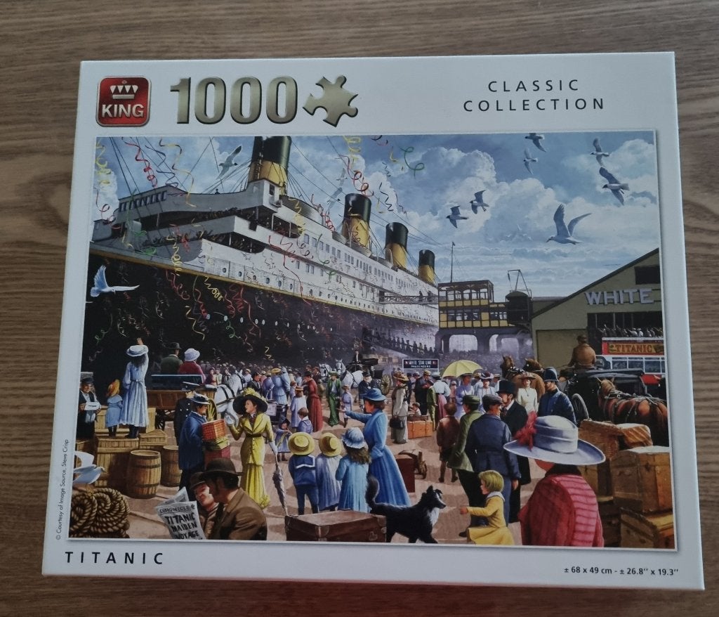 Puzzel classic collection Titanic, Ophalen of Verzenden, 500 t/m 1500 stukjes, Nieuw, Legpuzzel