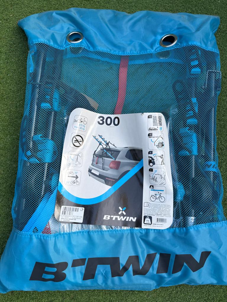 Decathlon Fietsdrager 300 - Nieuw in verpakking, Ophalen of Verzenden, 3 fietsen of meer, Nieuw, Achterklepdrager