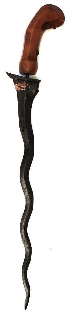 Keris, kris, van Java, golok, parang, pedang Indonesië, Wapen, Verzenden, 42 cm, Zwart