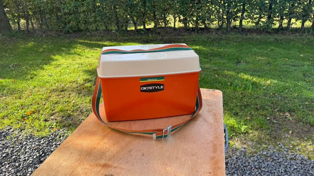 Retro Picknick Set 6 pers - Jaren 70 - Gio’Style - Vintage, Ophalen, Zo goed als nieuw
