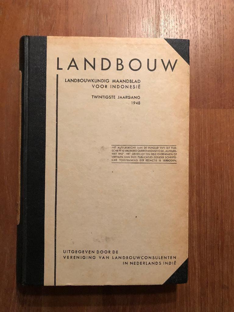 Indië, 1948 Landbouw, Landbouwkundig Maandblad voor Indone-, Antiek en Kunst, Verzenden