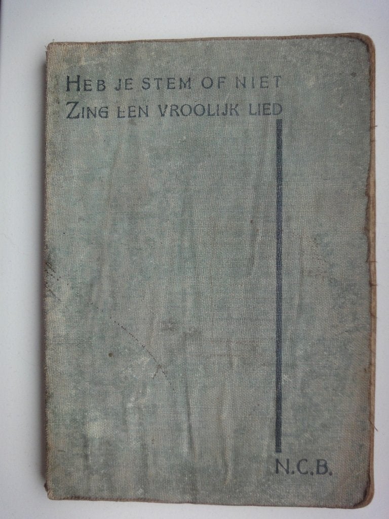 LIEDJES BOEK N.C.B. 1936 TEKST EN BLADMUZIEK, Ophalen of Verzenden, Gelezen, Artiest