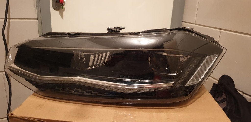 KOPLAMP VOLKSWAGEN POLO 2G FULL LED 17-21 2G1941035B Links, Ophalen of Verzenden, Gebruikt, Volkswagen