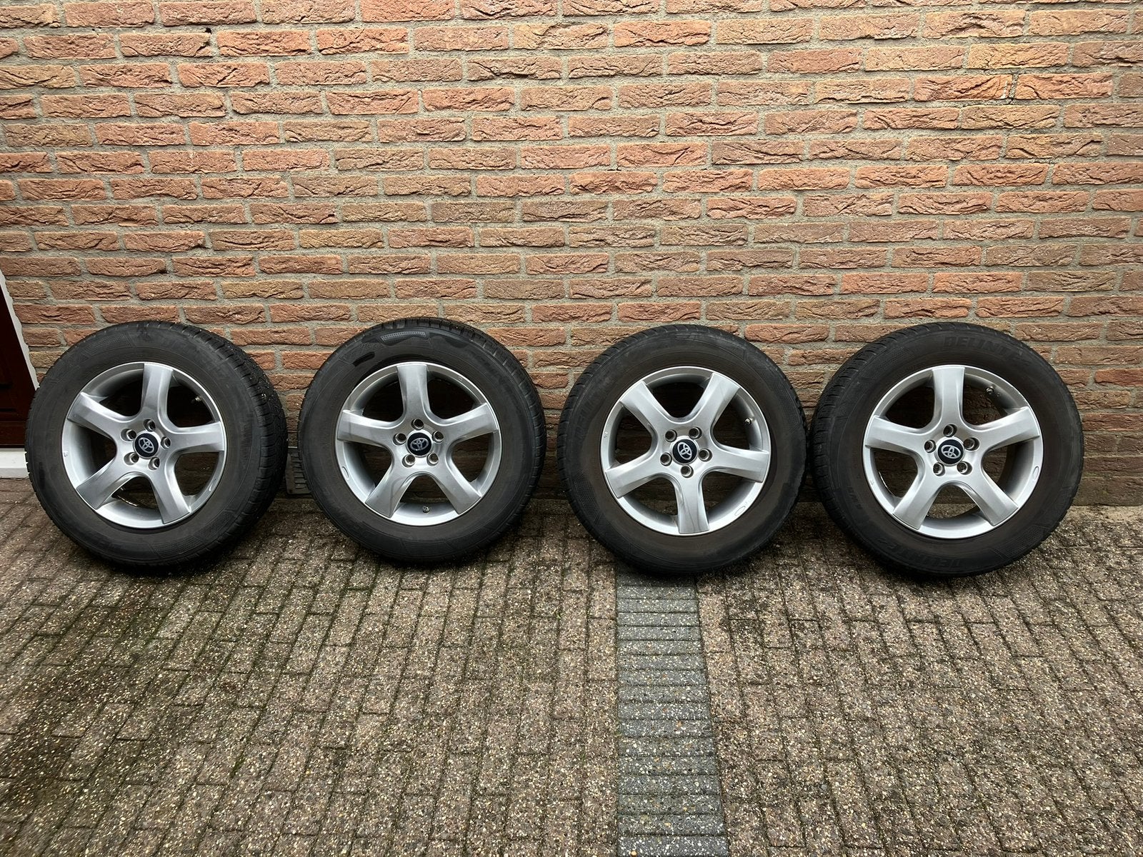 Velgen lichtmetaal met all season banden, Ophalen, 15 inch, Banden en Velgen, All Season