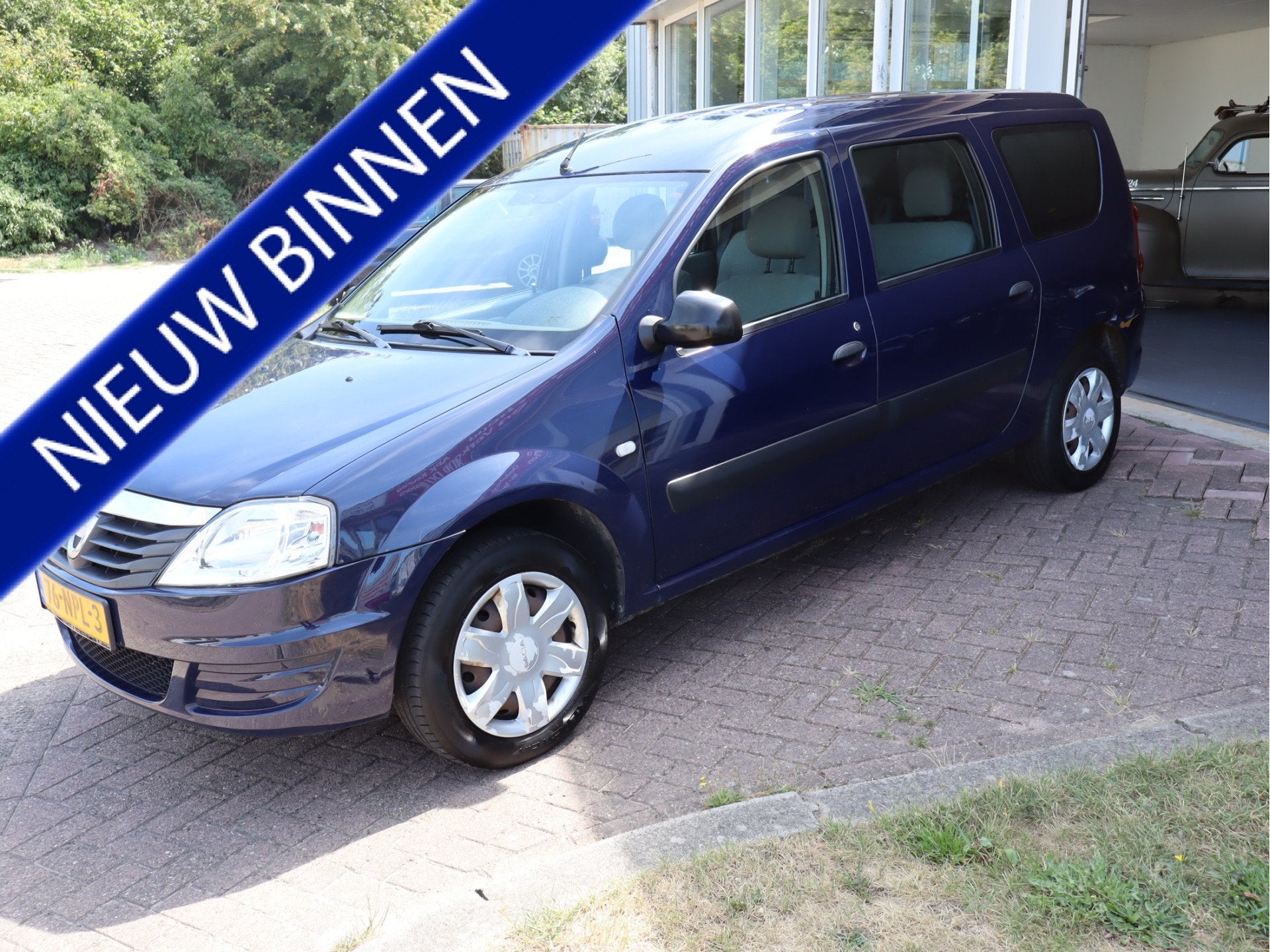 Dacia Logan MCV 1.4 Ambiance Airco! (bj 2010), Stof, Gebruikt, 4 cilinders, Blauw