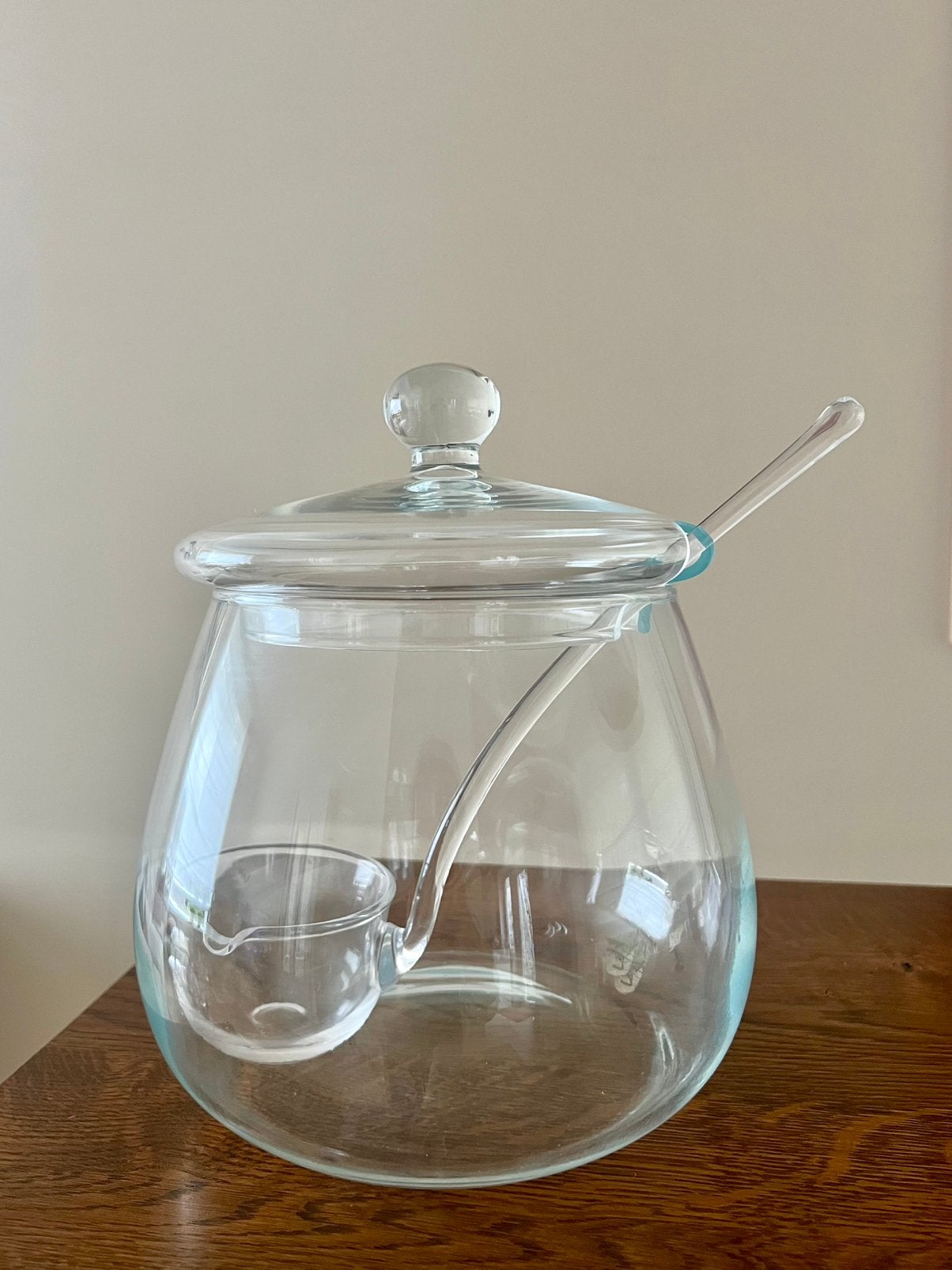 Glazen punch bowl, Ophalen, Zo goed als nieuw