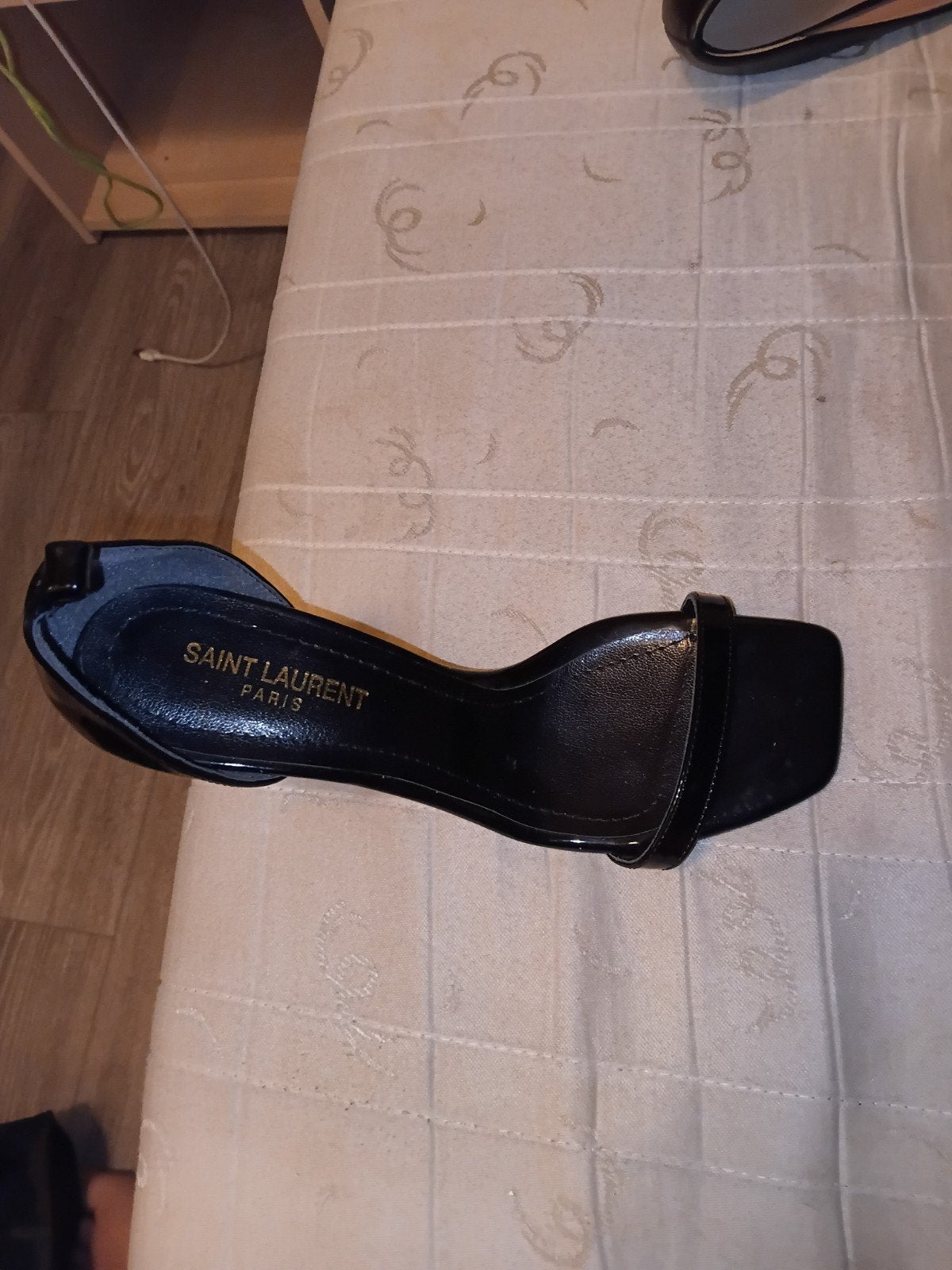 Saint Laurent Paris Hakken Maat 39, Ophalen, Pumps, Zwart, Saint Laurent Paris