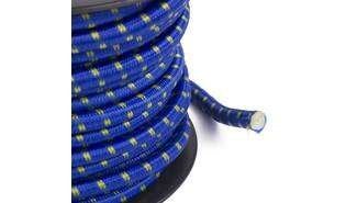 ELASTIEK 8mm haspels a 20mtr/blauw, Ophalen, Nieuw