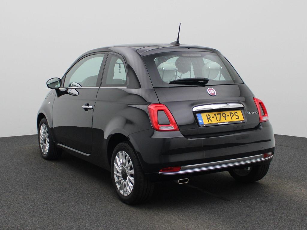 Fiat 500 1.0 Hybrid Dolcevita | PANORAMADAK | LEDEREN BEKLED, 12 maanden, Stof, Euro 6, 4 stoelen
