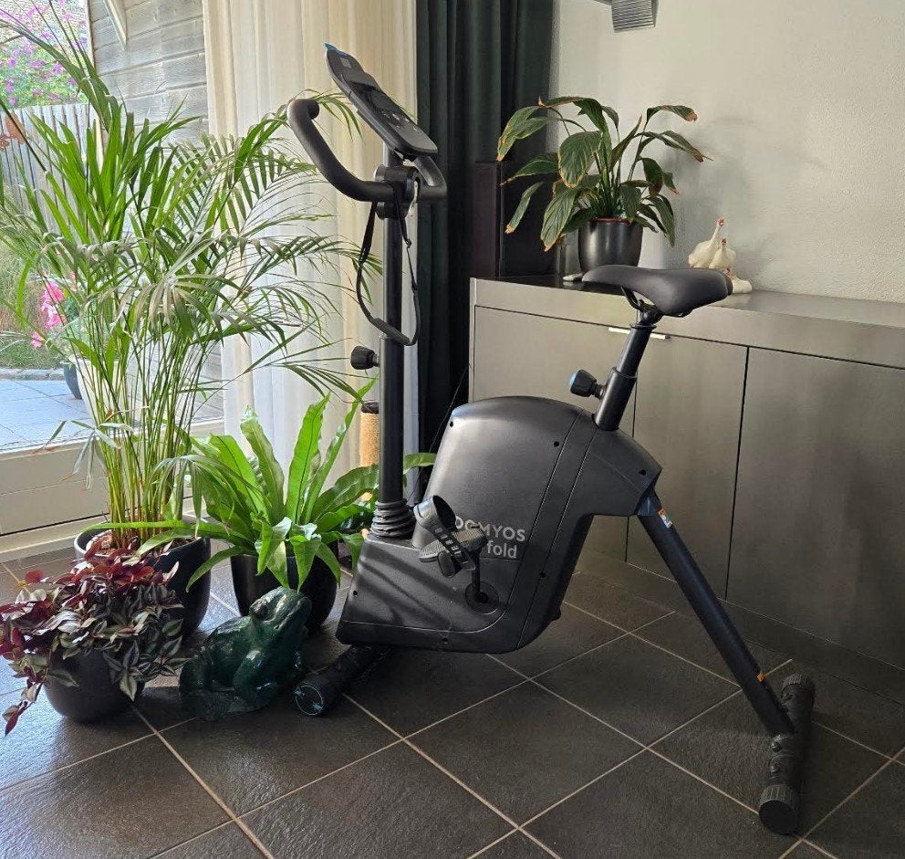 Domyos EB Fold hometrainer, Sport en Fitness, Ophalen, Zo goed als nieuw, Metaal, Benen