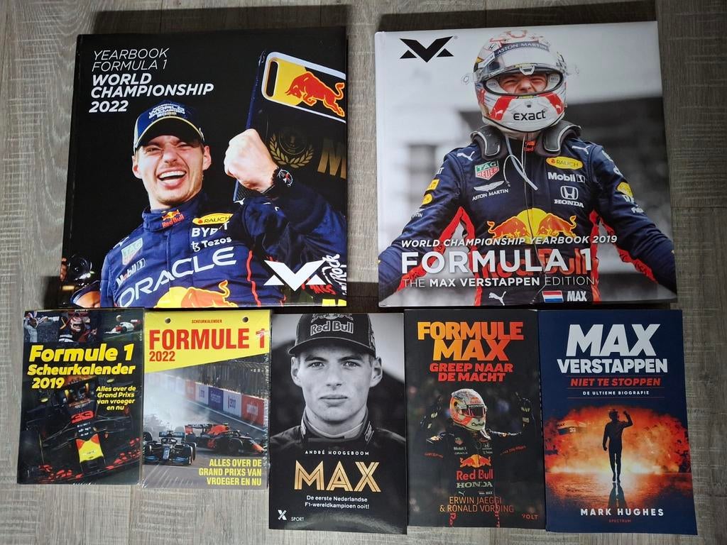 Max Verstappen Boeken & Scheurkalenders Collectie, Ophalen of Verzenden, Zo goed als nieuw, Diverse auteurs, Nederland