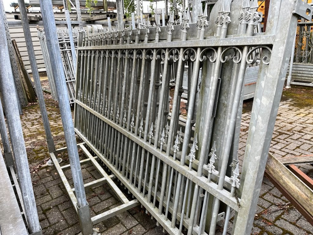 dubbele sierpoort met slot, 6m breed, Tuin en Terras, Tuinpoorten, Ophalen, 100 tot 150 cm, Nieuw, IJzer