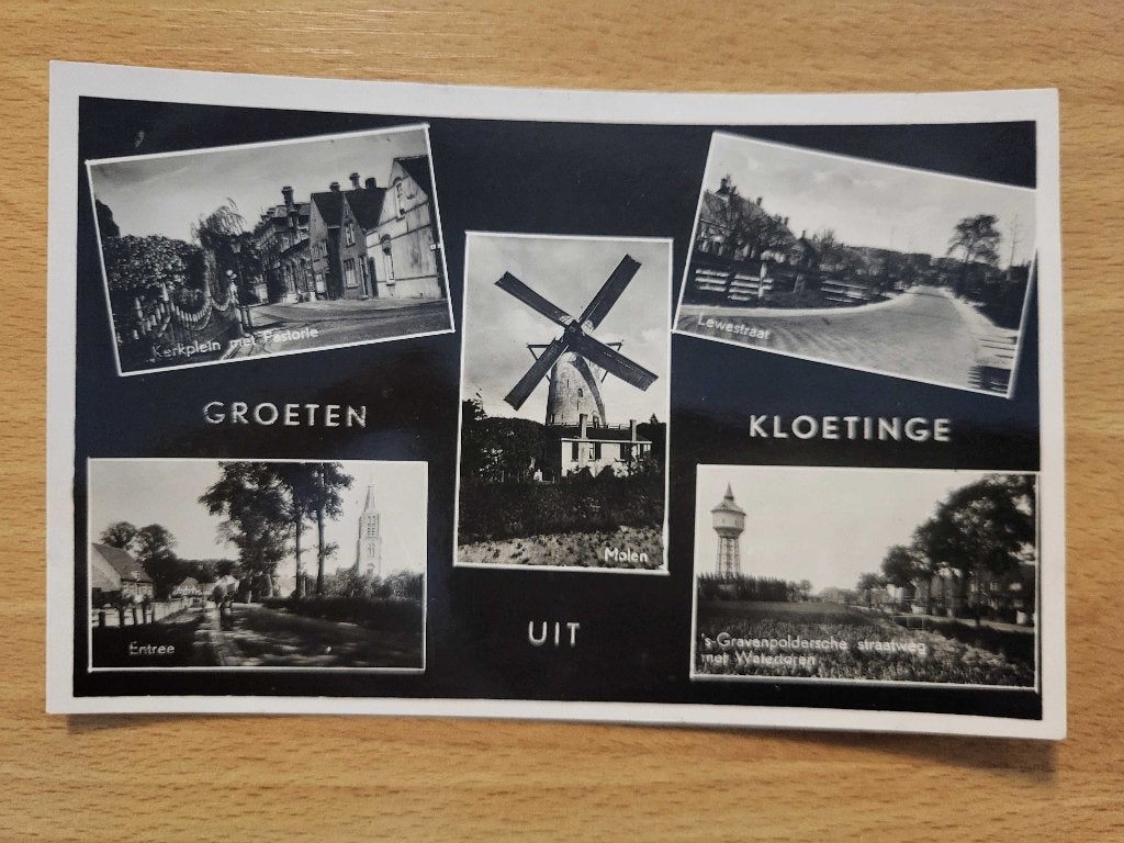 ansicht KLOETINGE Meerluik, Ophalen of Verzenden, Voor 1920, Zeeland