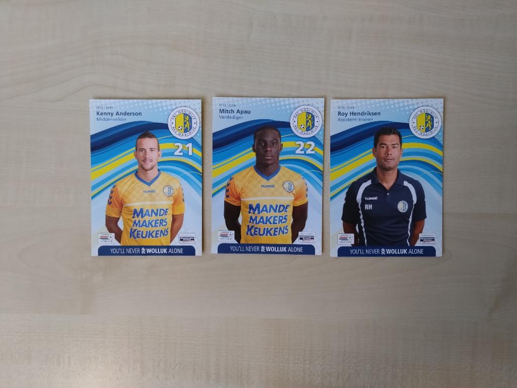 Spelerskaart Anderson, Apau en Hendriksen RKC 2013-2014, Verzamelen, Sportartikelen en Voetbal, Verzenden, Zo goed als nieuw, Buitenlandse clubs