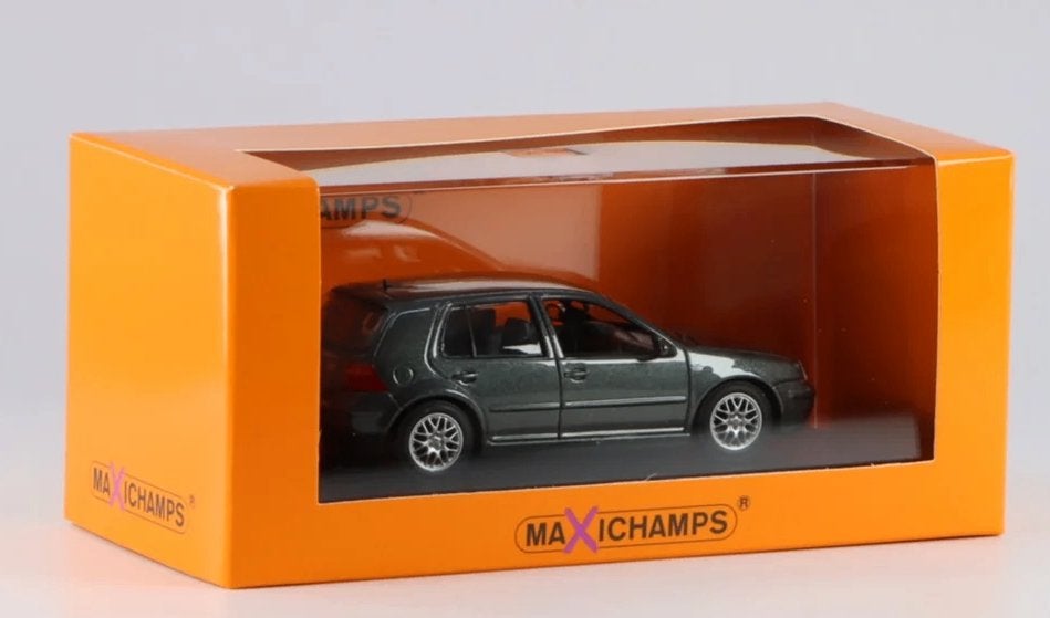 Maxichamps 1:43 Volkswagen Golf 4 grijs metallic 1999, -, Nieuw, Ophalen of Verzenden, -