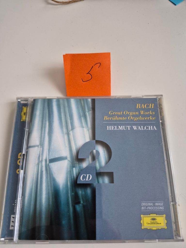 Bach: Great Organ Works - Helmut Walcha (2 CD), Gebruikt, Boxset, Ophalen of Verzenden, Orkest of Ballet