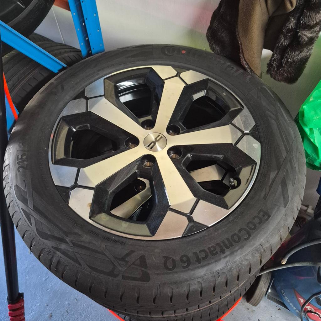Dacia duster bigster demoset velgen met zomer banden 18inch, Ophalen, 18 inch, 215 mm, Nieuw