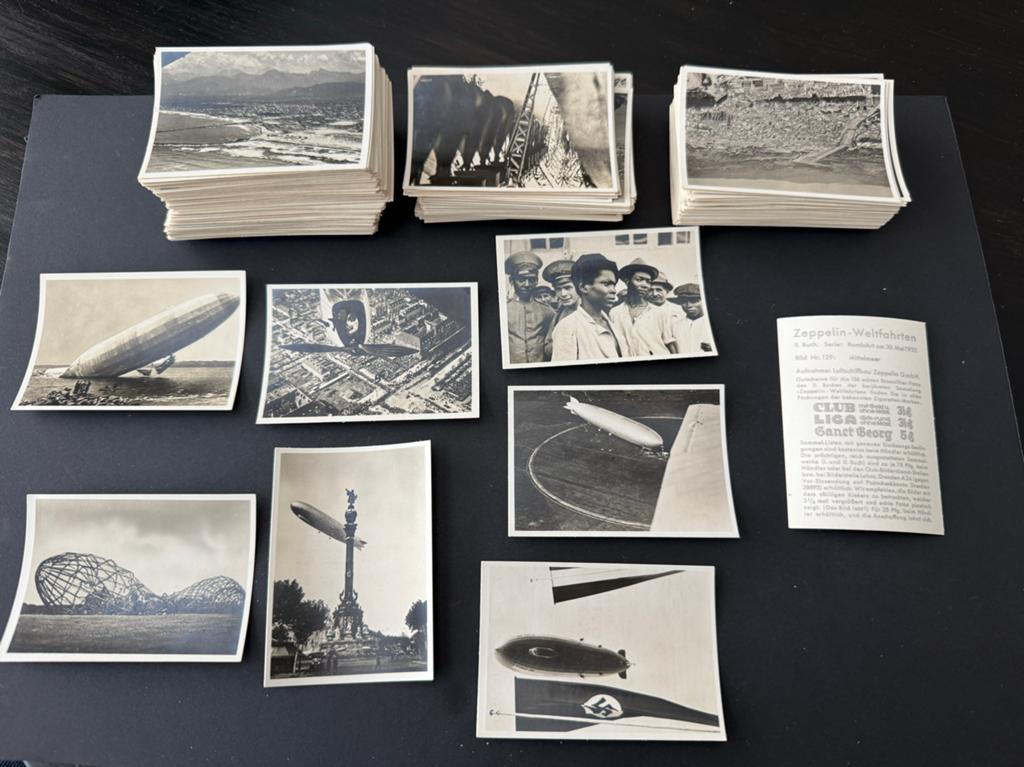 Club Liga Zeppelin-Weltfahrten - ca. 320 foto's, Gebruikt, Foto, Ophalen of Verzenden, Voor 1940