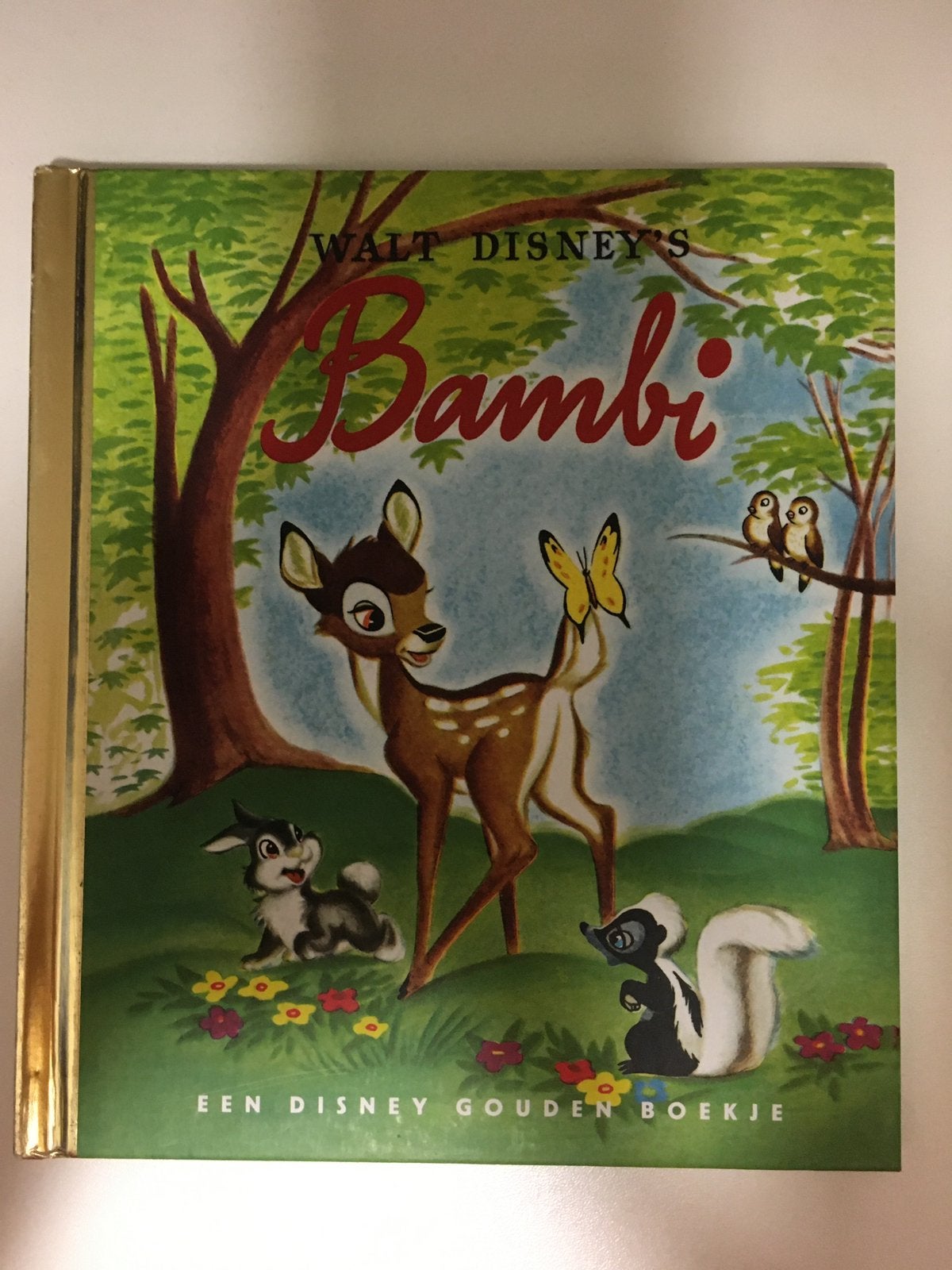 Gouden Boekje Disney Bambi Disney, Ophalen of Verzenden, Overige figuren, Zo goed als nieuw, Overige typen