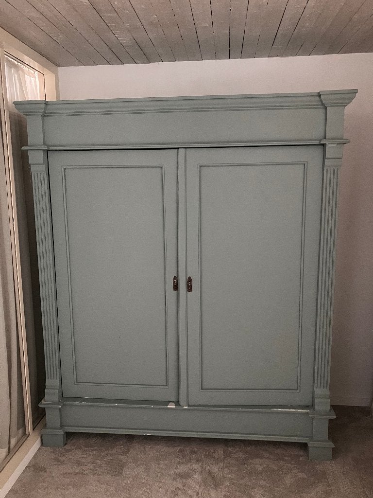 Leuke brocante grenen Biedermeier meidenkast | kledingkast, Huis en Inrichting, Ophalen, Gebruikt, 150 tot 200 cm, Grenenhout