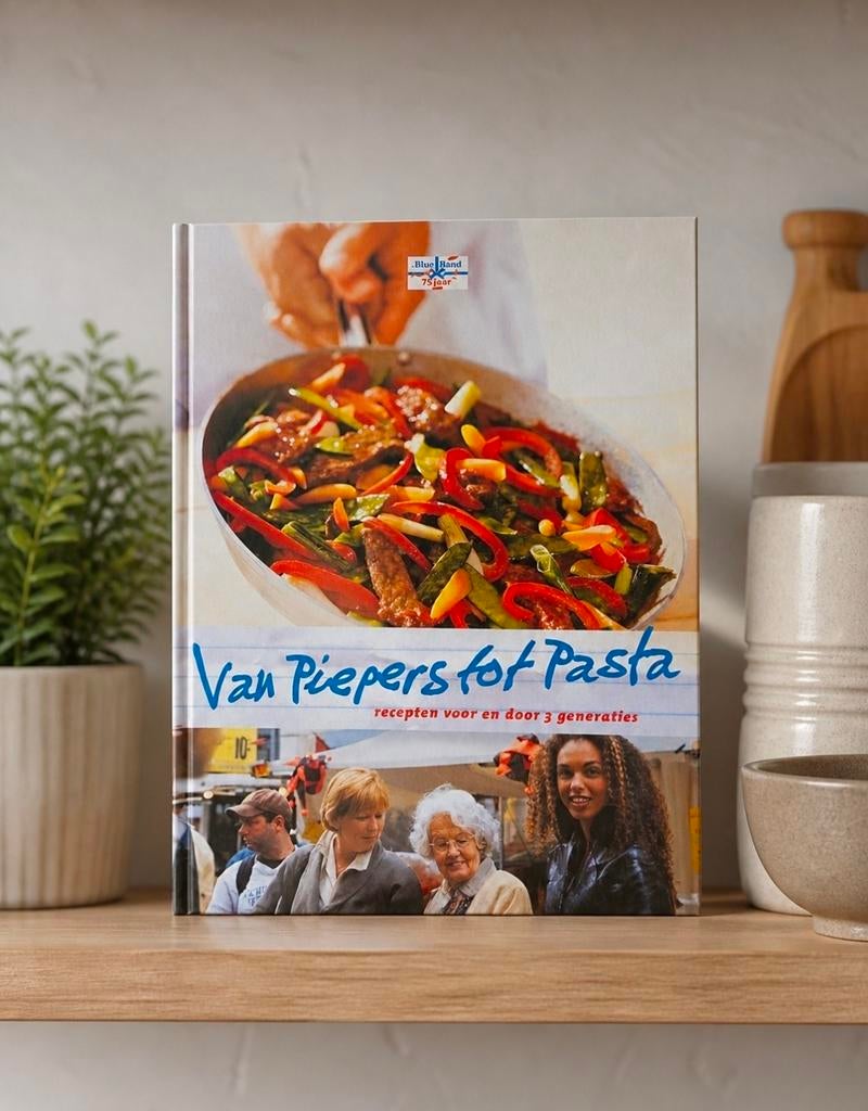 Blueband kookboek - van piepers tot pasta, Ophalen of Verzenden, Zo goed als nieuw, Italië, Tapas, Hapjes en Dim Sum