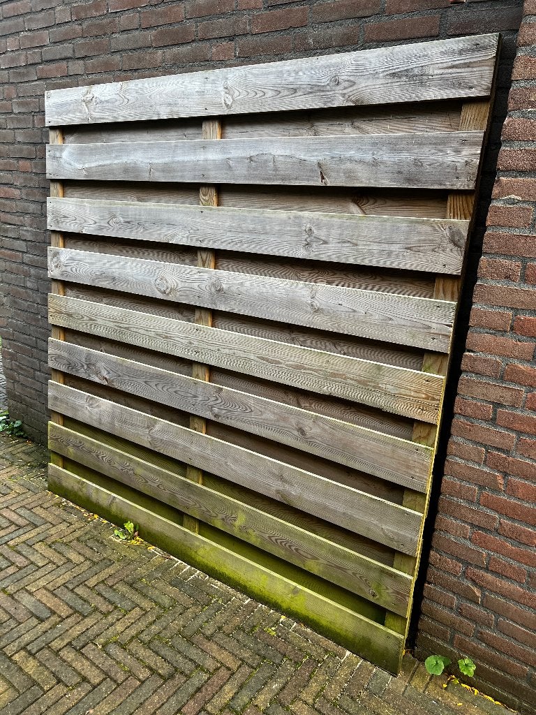 Schuttingdeel 180x180cm, Tuin en Terras, Ophalen, 1 tot 2 meter, Minder dan 3 meter, Zo goed als nieuw