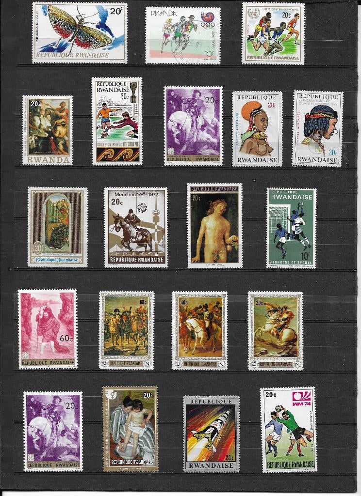 Rwanda, Ophalen of Verzenden, Overige landen, Postfris