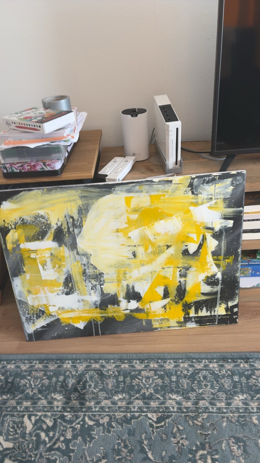 Abstract Schilderij: Manie en Euforie, Ophalen