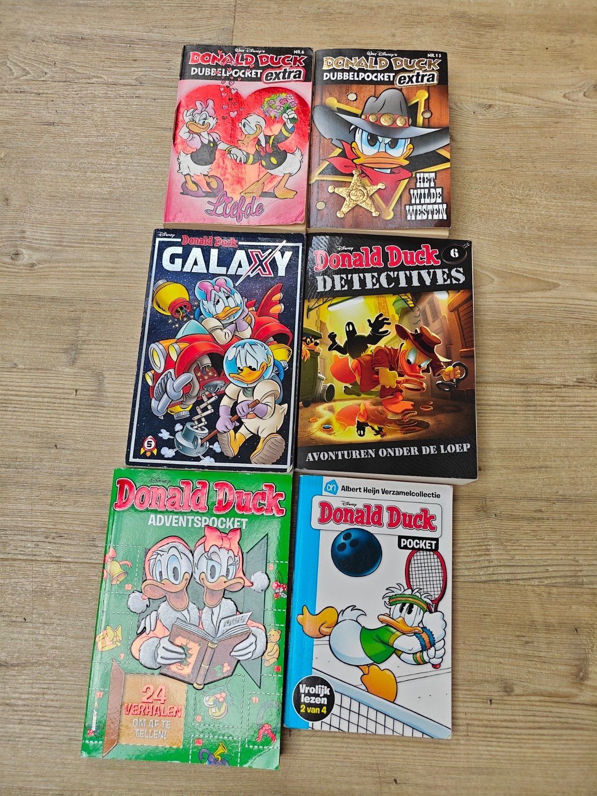 Donald Duck stripboeken collectie - 6 stuks, Boeken, Meerdere stripboeken, Ophalen of Verzenden, Gelezen