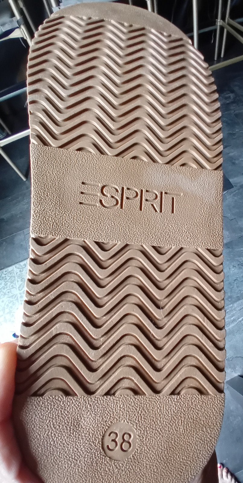 Esprit laarzen maat 38 met bont, Beige, Lage of Enkellaarzen, Ophalen of Verzenden, Zo goed als nieuw