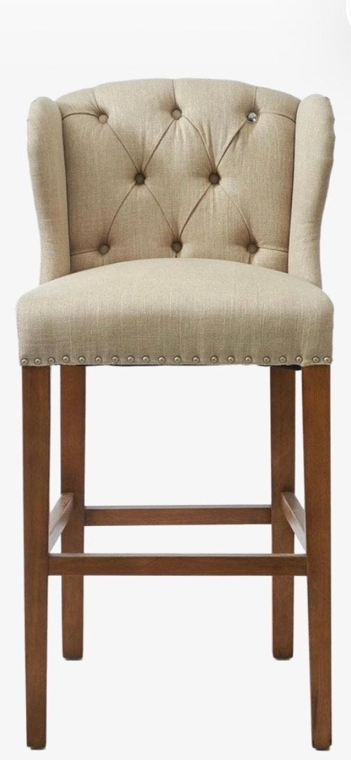 Riviera Maison Keith II Lowback barkrukken, Ophalen, Gebruikt, Met voetsteun, 90 cm of meer