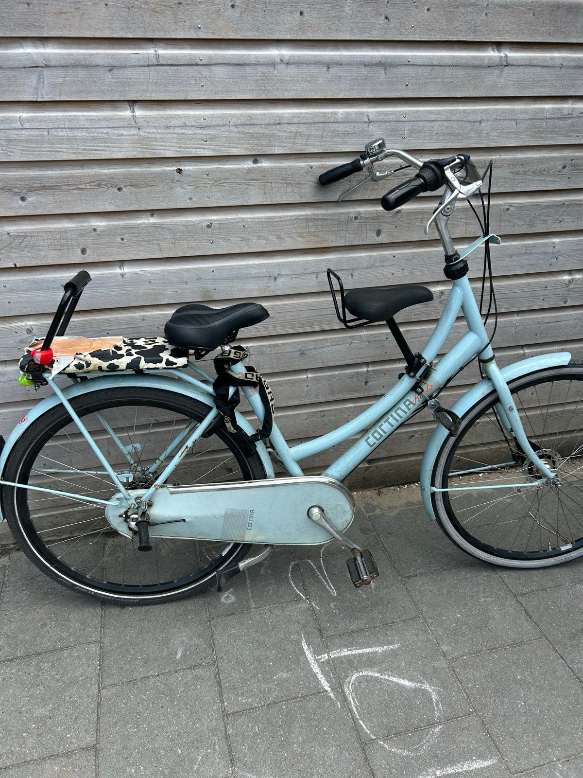 Cortina fiets met kinderzitjes, Overige merken, Velgrem, Versnellingen, Ophalen of Verzenden