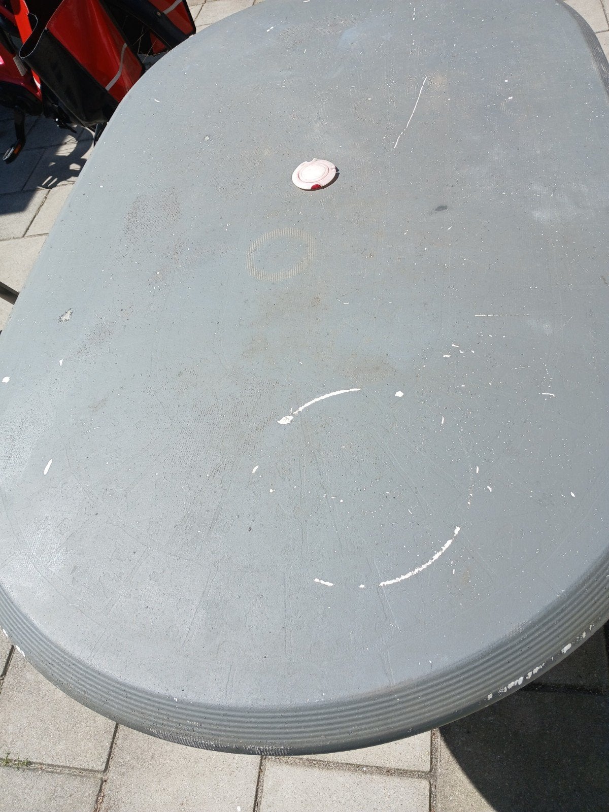 hartman tuintafel, Tuin en Terras, Tuintafels, Ophalen, Gebruikt, Rechthoekig