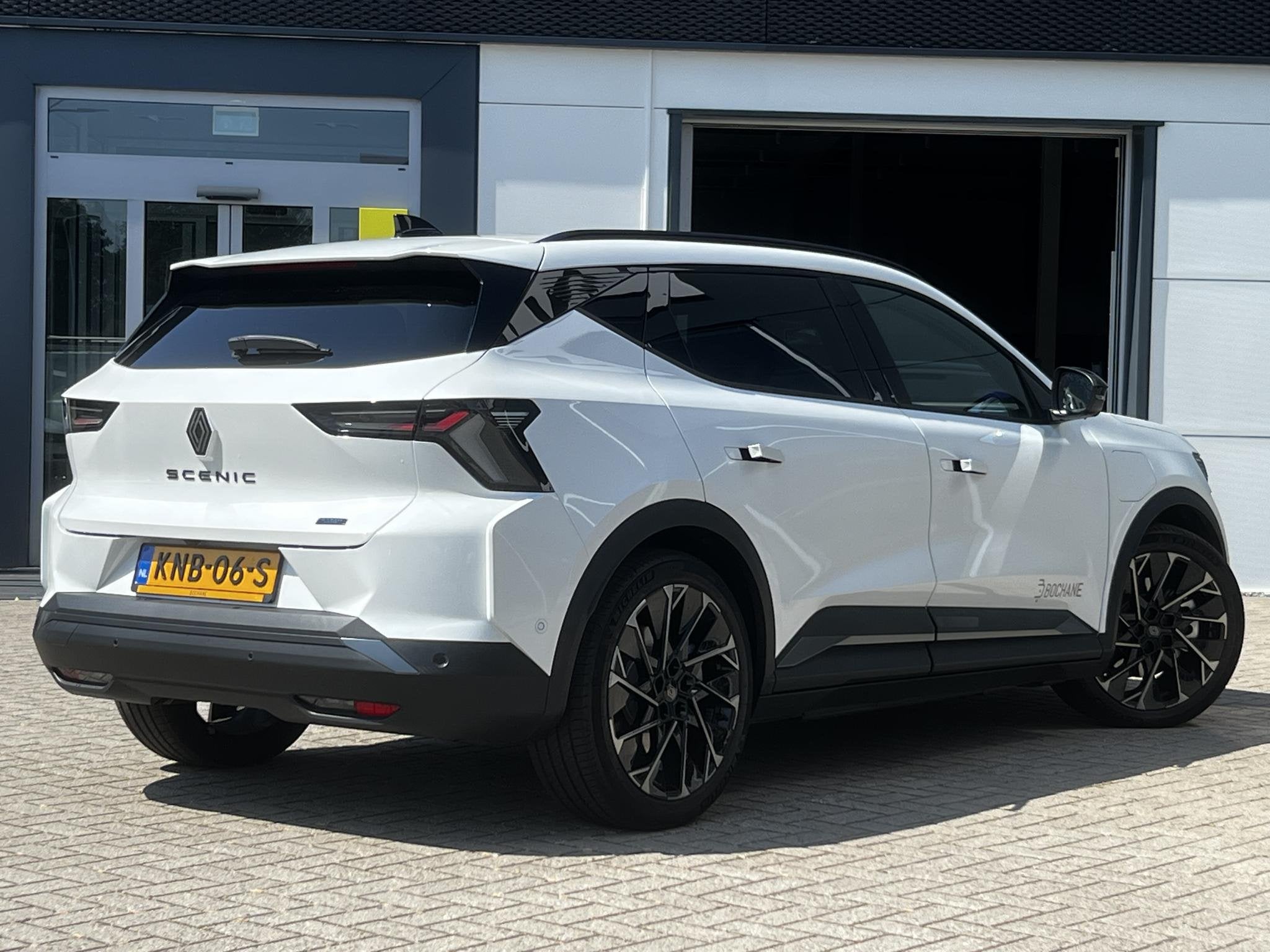 Renault Scenic E-Tech EV87 long range esprit Alpine | Demo |, Huisgarantie, Met garantie (alle), Leder en Stof, Wit