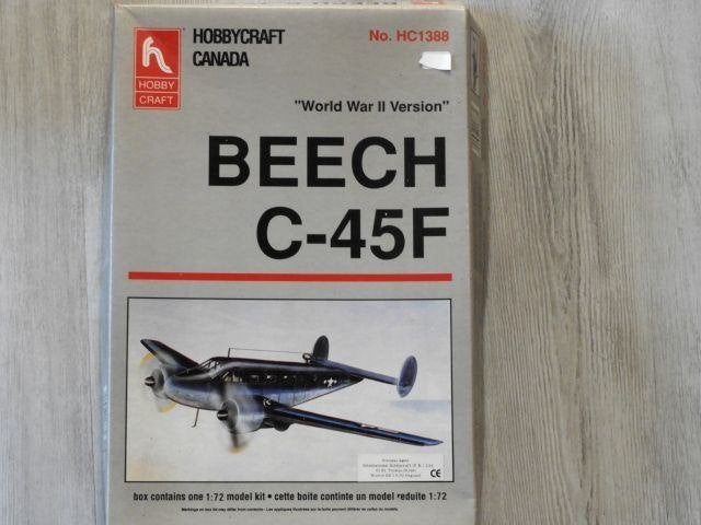 Beech C-45F 1/72, 1:72 tot 1:144, Zo goed als nieuw, Vliegtuig, Ophalen